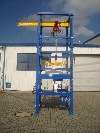 ABS, PE, PP, PA, PET film, PVC granulates, polystyrene, conveyor, powder plastic, granulate, plastic, plastic, spiral conveyor, worm conveyor, belt conveyor, worm conveyor, worm, spiral, Stanislav Rataj, Rataj as, big -bag station, big-bag, weighing material, weight, big-bag filling station, big-bag emptying station
